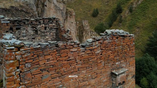 Древний покинутый аул НИКАРОЙ в горах Чечни