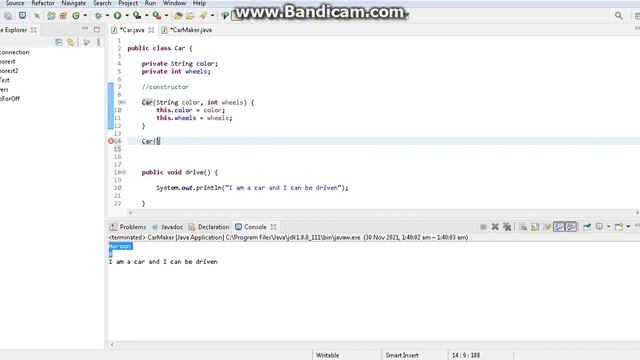 Object Oriented Programming Concepts with Java For beginners - 15 | Constructor - 4