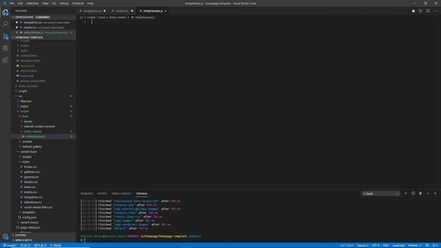 jQuery Basics - Sticky Navigation смотреть онлайн