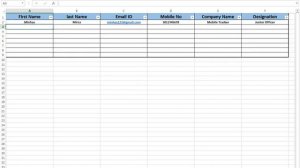 Excel - Create Data Entry Form in Excel !! MS Office 2013