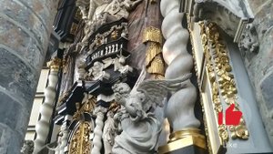Church of St.Nicholas in Ghent, Belgium. The organ.Церковь Св.Николая в Генте Бельгия.Играет орган.