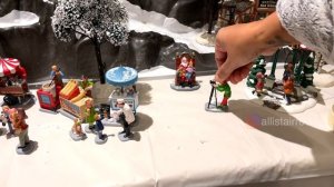 How to build  a Christmas Village | Christmas Village display ideas | Lemax Christmas Village set u