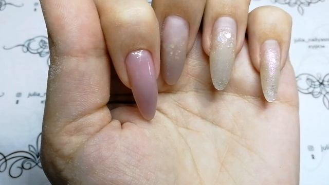 Выкладываем полигель правильно! Очень быстрая коррекция ногтей полигелем без опила! смотреть онлайн