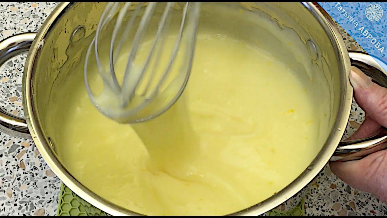 Лимонный заварной крем быстрого приготовления | Instant Lemon Custard