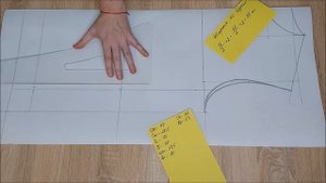 ЛОНГСЛИВ построение выкройки подробно, пошагово (1часть).