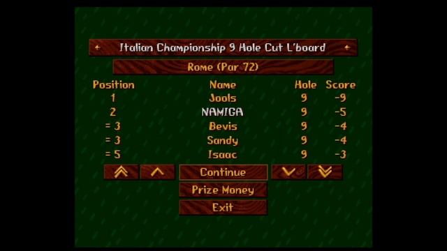 Sensible Golf Longplay - Amiga - Part 10 - Italy - Rome смотреть онлайн