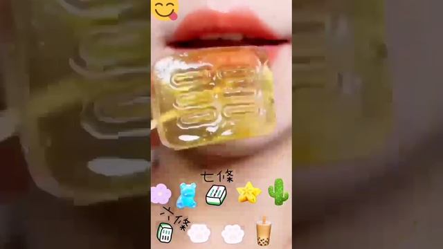 next? makan sesuai emoji ? CR BY:@satisfying lips #asmr #emojichallenge #eat #asmreating #asmrsound