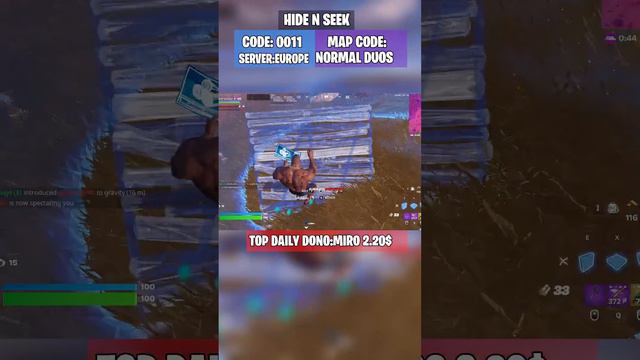 🔵FREE VBUCK AND BATTLE PASS GIVEAWAY EVERY GAME 🎁Ⓥ2.5K VBUCKS PER WIN FORTNITE CUSTOMS HIDE AND SEE