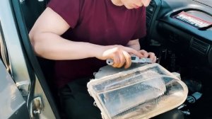 Ставим противотуманки в фары ...