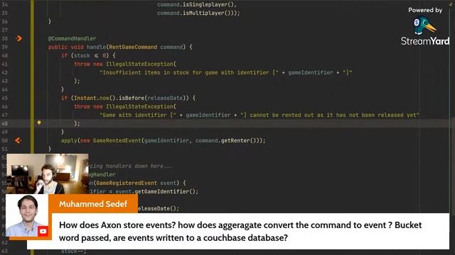 Event Sourcing and Axon Framework with Steven Beelen смотреть онлайн