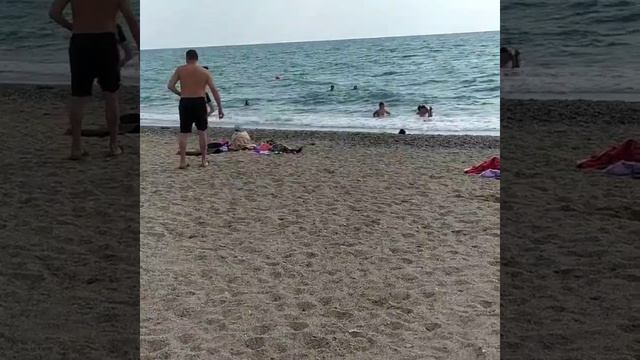 Пляж село Прибрежное, Сакский район, Крым