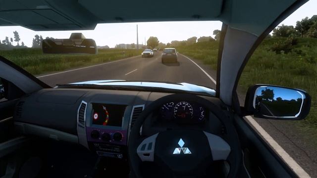 POV Mitsubishi Pajero Sport 2013 Drive | Map AlphaOmega | Euro Truck Simulator 2. смотреть онлайн