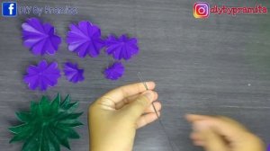 DIY Tutorial Cara membuat Bunga Hias dari Plastik Kresek | How to make Flower from Plastic Bag