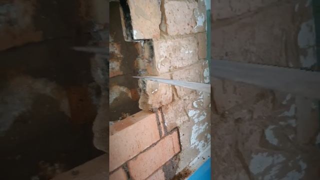 ремонт старой печи.