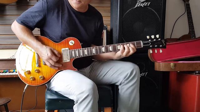 Gibson Les paul Standard Custom Shop R9 Orange Faded Burst! смотреть онлайн