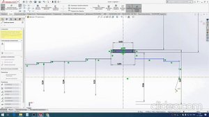 1. Построение зубчатого зацепления шестерни и колеса с валами в SolidWorks 2020