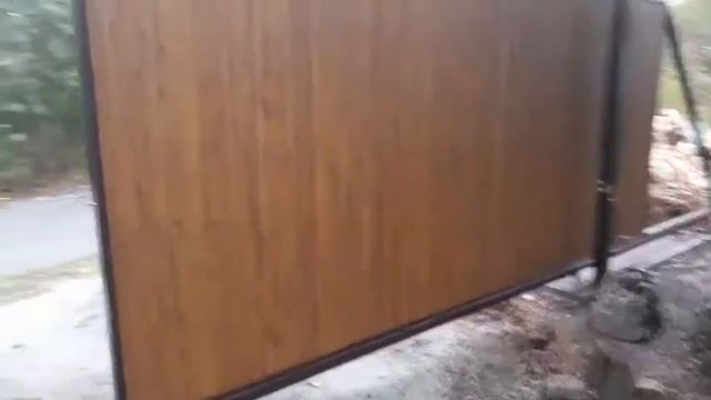 Откатные ворота, калитка. Кропивницкий смотреть онлайн