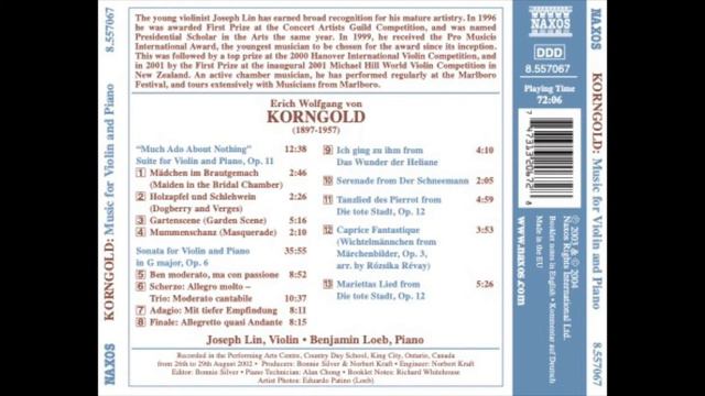 8  Korngold Violin Sonata mvt  4