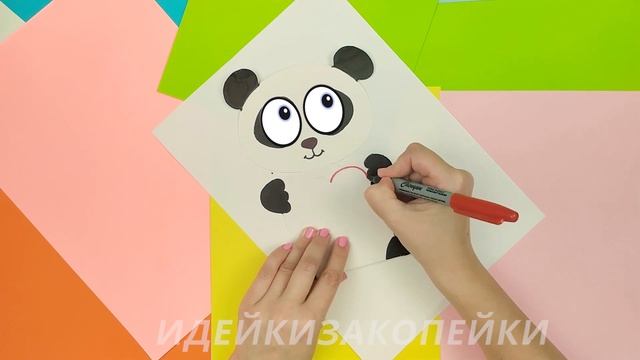 Анстистресс Открытка Панда / Как сделать Антистресс своими руками / Как сделать Поп ит / Симпл Димп смотреть онлайн