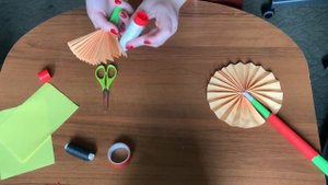 Складной веер своими руками