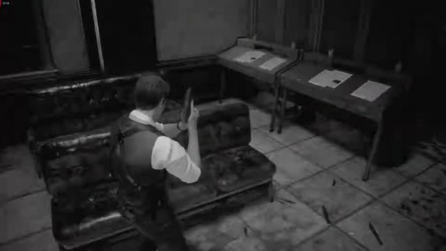 Прохождение игры RESIDENT EVIL 2: Remake (2019) за Леона в Ч\Б в костюме нуар! Без комментариев!!! смотреть онлайн