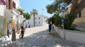 Parikia Walking Tour - Paros Island, Greece - 4K with Captions