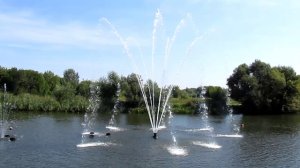 Речной фонтан в Тамбове