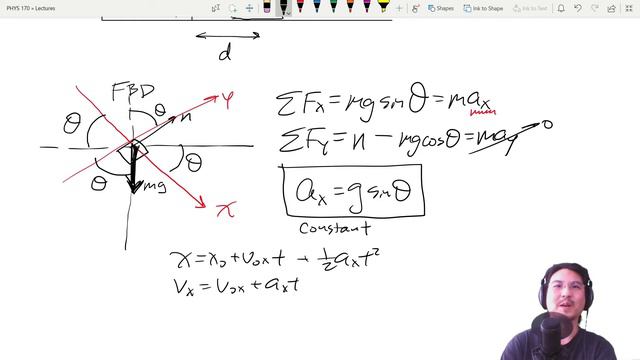 PHYS 170 5.1c Dynamics Example 3 смотреть онлайн