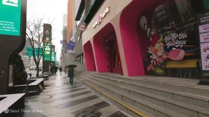 강남 첫 눈 내리는 아침풍경, 한파 속 강남대로를 걷습니다. 서울 강남 여행, 서울여행워커.