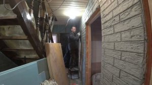 Декоративная отделка стен под кирпич. Часть 2