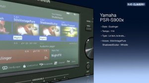 Yamaha PSR-SX900 : Extraits audio