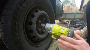 KLUCZ UDAROWY RYOBI R18IW3-0 Test praktyczny.