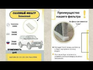 Видеоинструкция установки салонного фильтра для а/м НИВА. Lada 4x4.Urban,Bronto, 2121,2131, 21213(4)