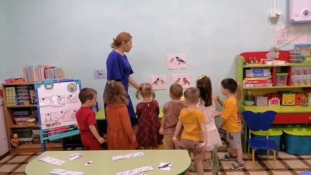 Открытое занятие "Прилетела к нам синичка" в младшей группе для детей 3-4 лет