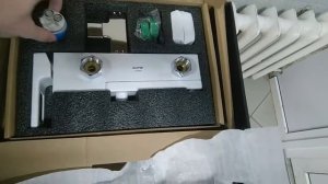 GAPPO G2417-8, латунь, белый/хром , излив-переключатель на лейку,  Душевая система (ГАППО)