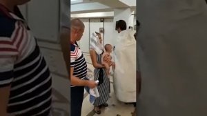 Крещение в трехкратное полное погружение
