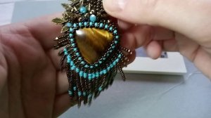 Кулон с бахромой