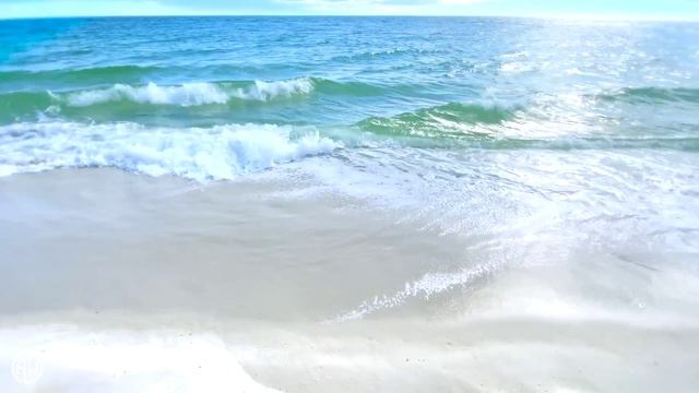 Успокаивающие волны с умиротворяющей музыкой для релаксации, учебы и сна