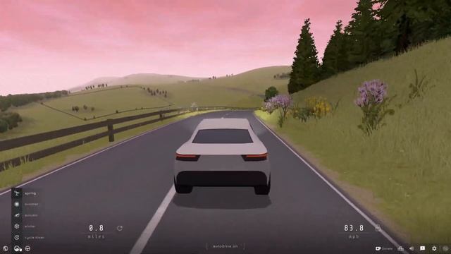 BEAUTIFUL Driving Simulator IN A BROWSER?!? - Slow Roads (Free Driving Game) смотреть онлайн