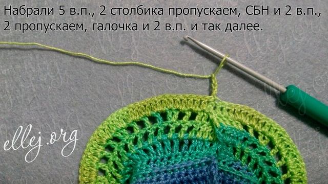  Платье Мохито крючком для куклы Paola Reina  ellej