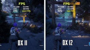 FORTNITE | DirectX 11 vs DirectX 12 | Comparison!🔥