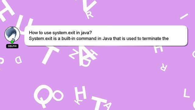 How to use systemexit in java? смотреть онлайн