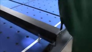 Настройка стола для раскроя листового стекла