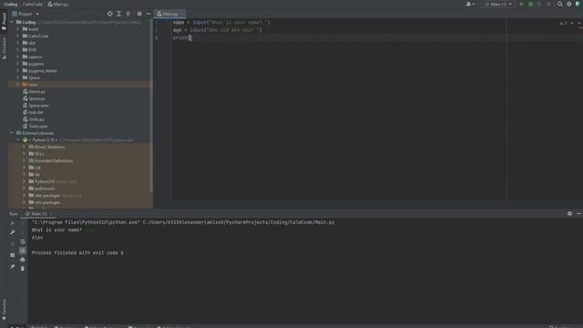 Python Tutorial Part 2 (receiving input) смотреть онлайн