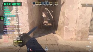 Counter Strike 2 Dust II : RTX 4070 12GB ( All Settings ) + Intel i5 13400F!