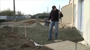 Пример подготовки основания под тротуарную плитку