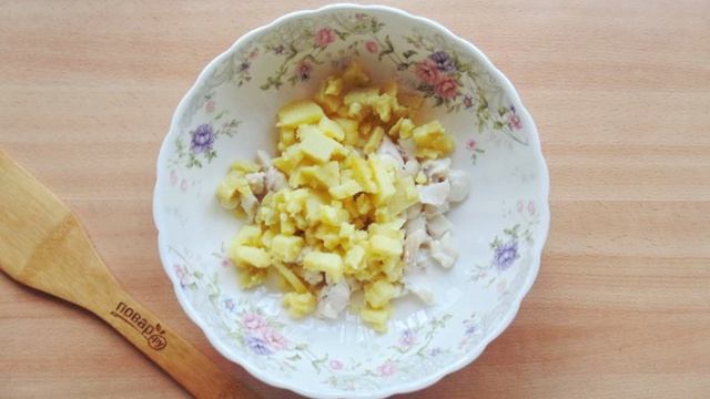 Салат из морского окуня