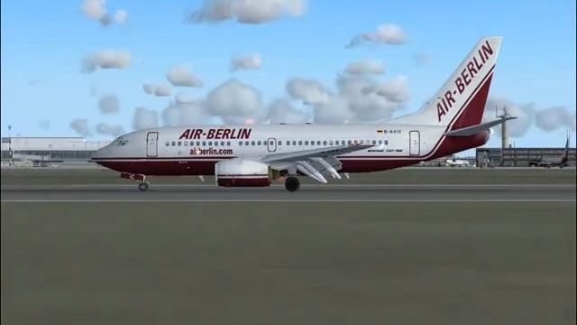 Airberlin Boeing 737-700 Landing at Münster/Osnabrück смотреть онлайн