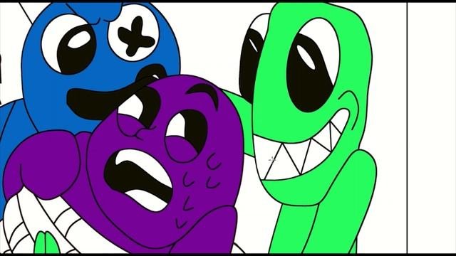 Roblox Rainbow Friends Coloring|Раскраска Радужные друзья Roblox|레인보우 프렌즈 컬러링|