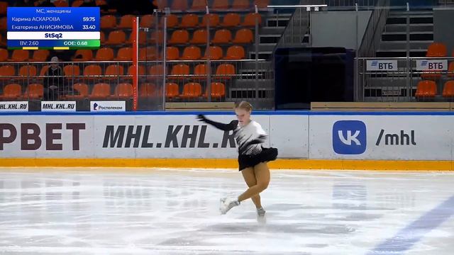 Екатерина АНИСИМОВА ПП 22.02.2023 Cоревнования "Памяти вице-президента ФФКМО Гольмана В.Н." смотреть онлайн